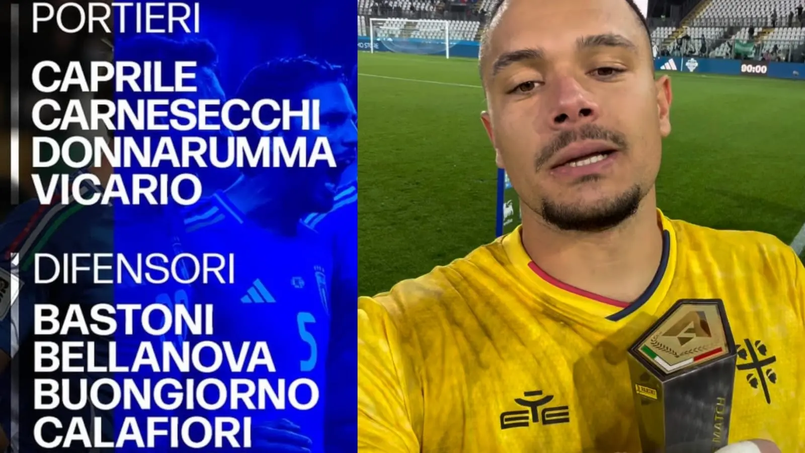 Superman Caprile festeggia la Nazionale con una prestazione da Mvp