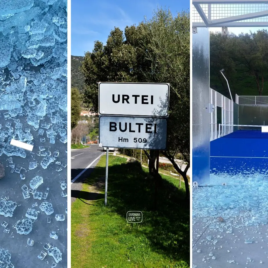 Bultei, in frantumi la vetrata del campo da padel, il sindaco: \"Non è così che si gioca\"