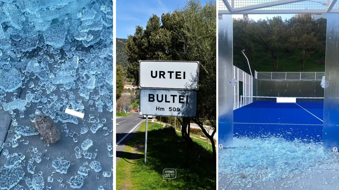 Bultei, in frantumi la vetrata del campo da padel, il sindaco: \"Non è così che si gioca\"