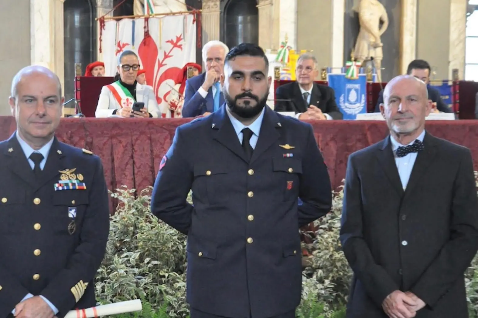 Decimomannu. Cuore e coraggio: l'esempio dell'aviere Giuseppe Sionis premiato a Firenze
