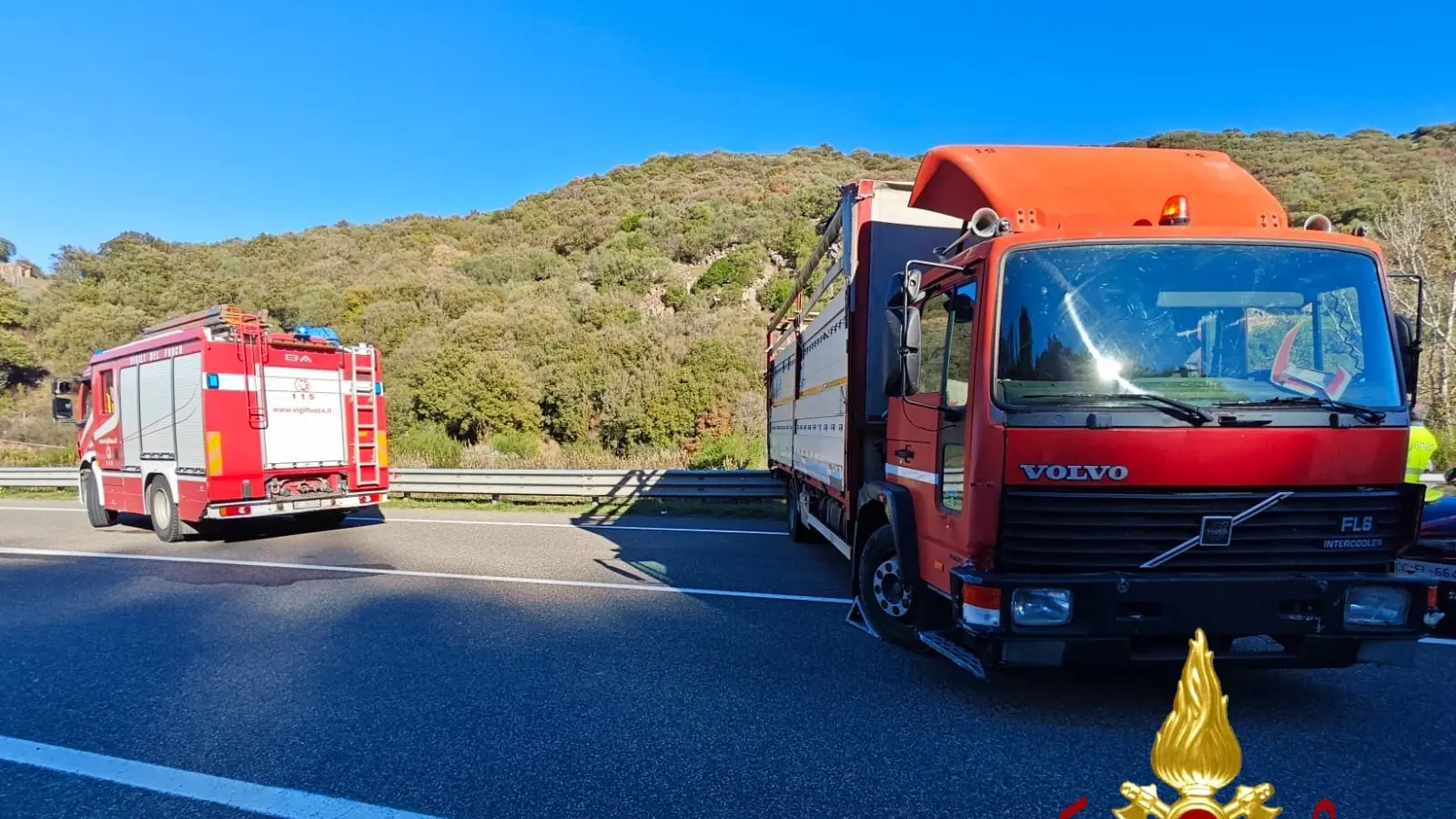 Tragedia sulla SS128 bis, a Pattada: camionista travolto dal proprio mezzo muore sul colpo