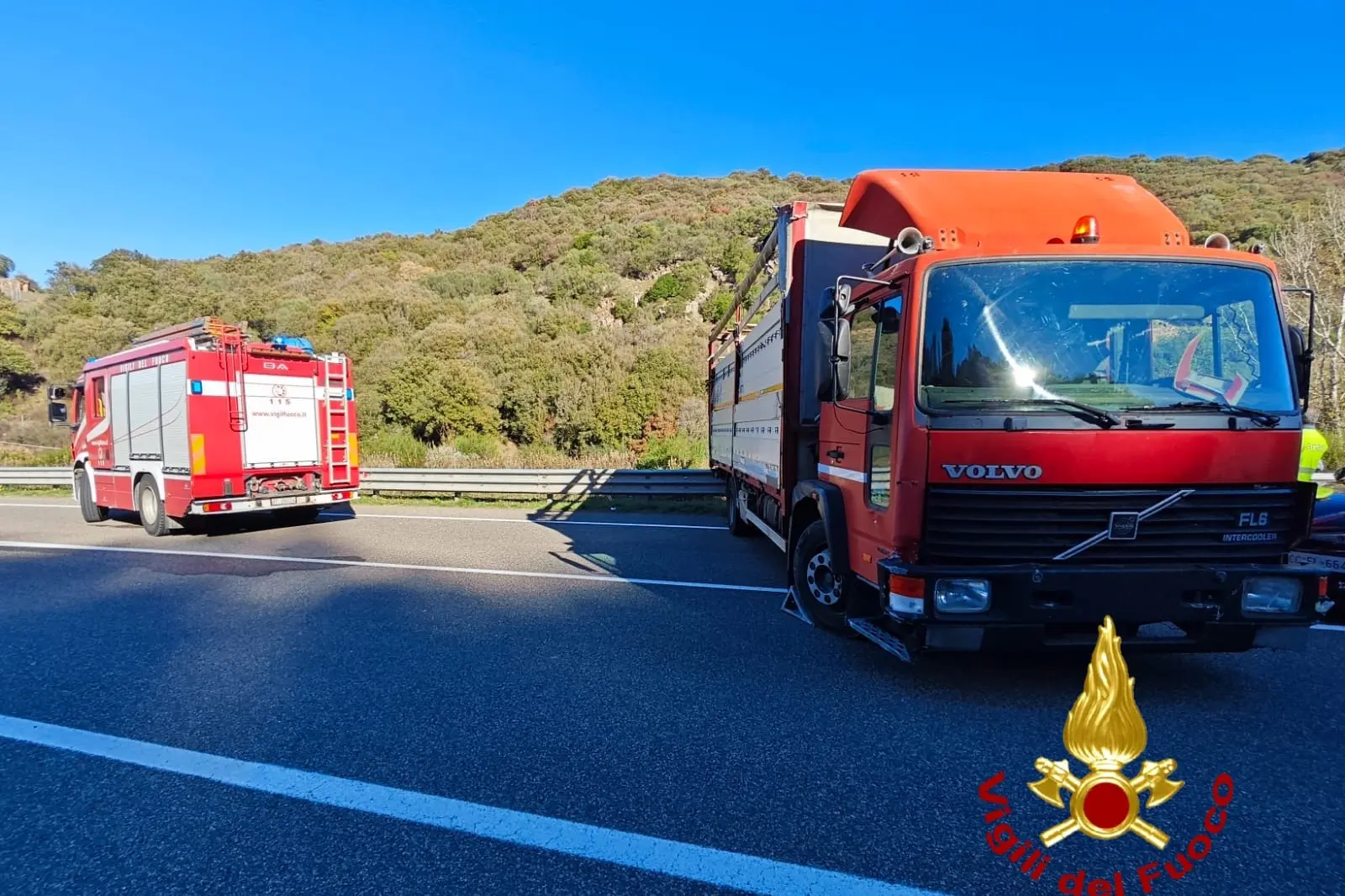 Tragedia sulla SS128 bis, a Pattada: camionista travolto dal proprio mezzo muore sul colpo