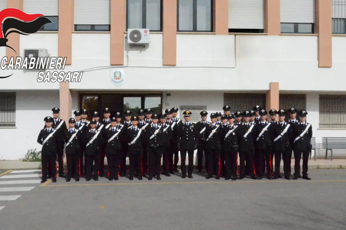 Il Comando Provinciale di Sassari riceve 33 nuovi carabinieri