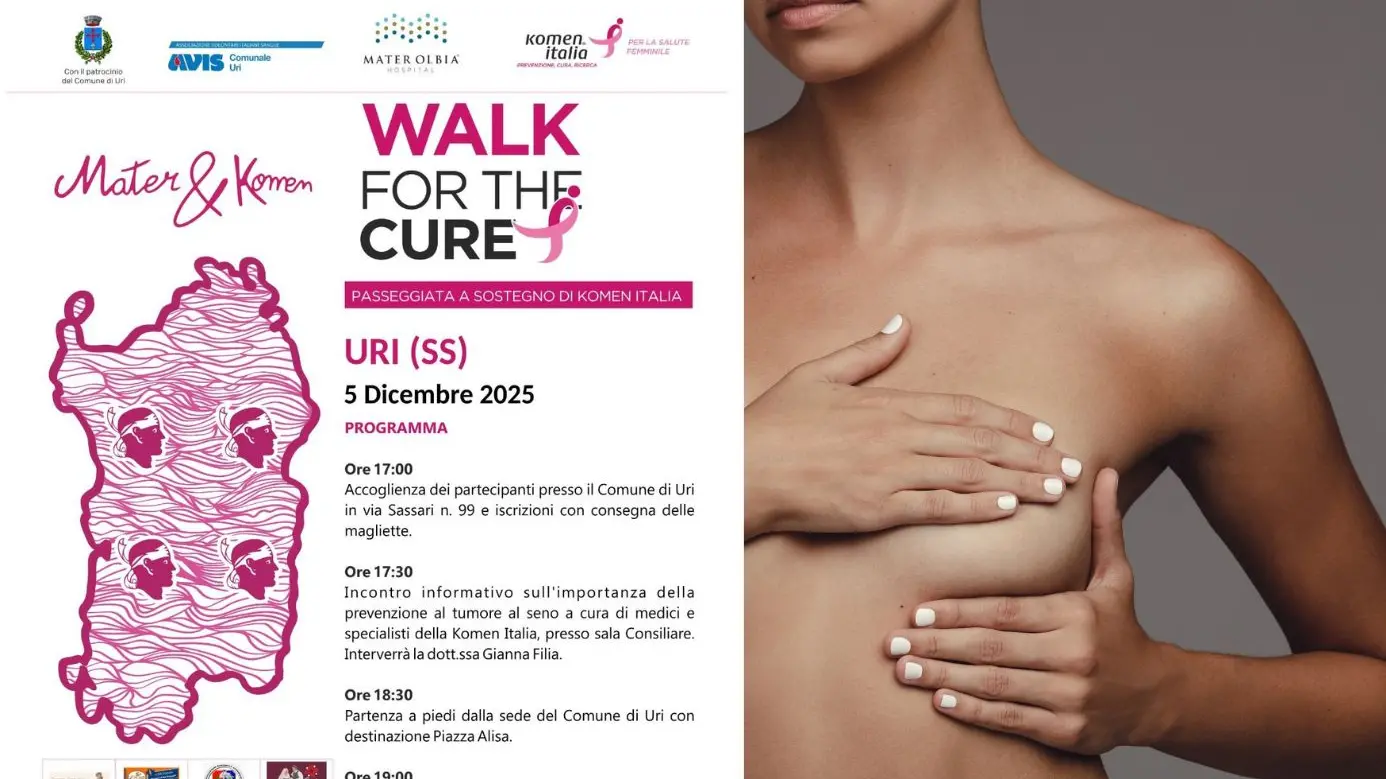 Uri ospita la “Walk for the Cure”: una giornata dedicata alla prevenzione del tumore al seno