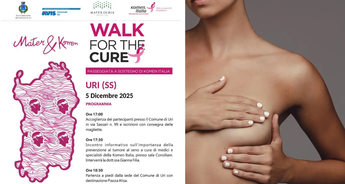 Uri ospita la “Walk for the Cure”: una giornata dedicata alla prevenzione del tumore al seno
