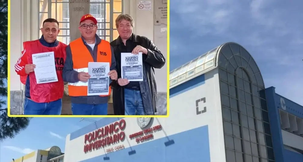 USB denuncia il collasso dell’AOU di Cagliari: “Serve un intervento immediato”