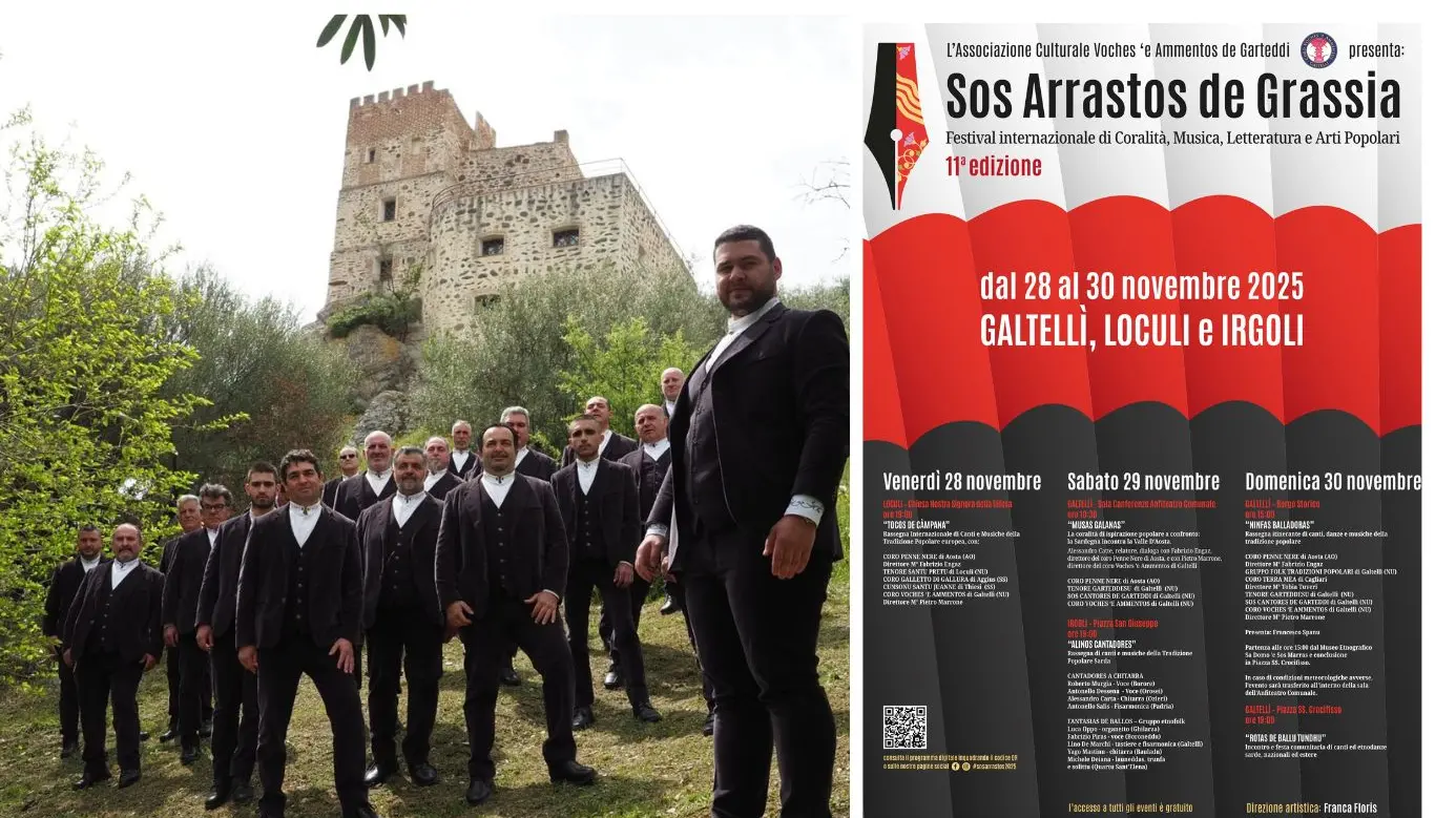 “Sos Arrastos de Grassia”: tre giorni di coralità, memoria e tradizioni tra Galtellì, Loculi e Irgoli