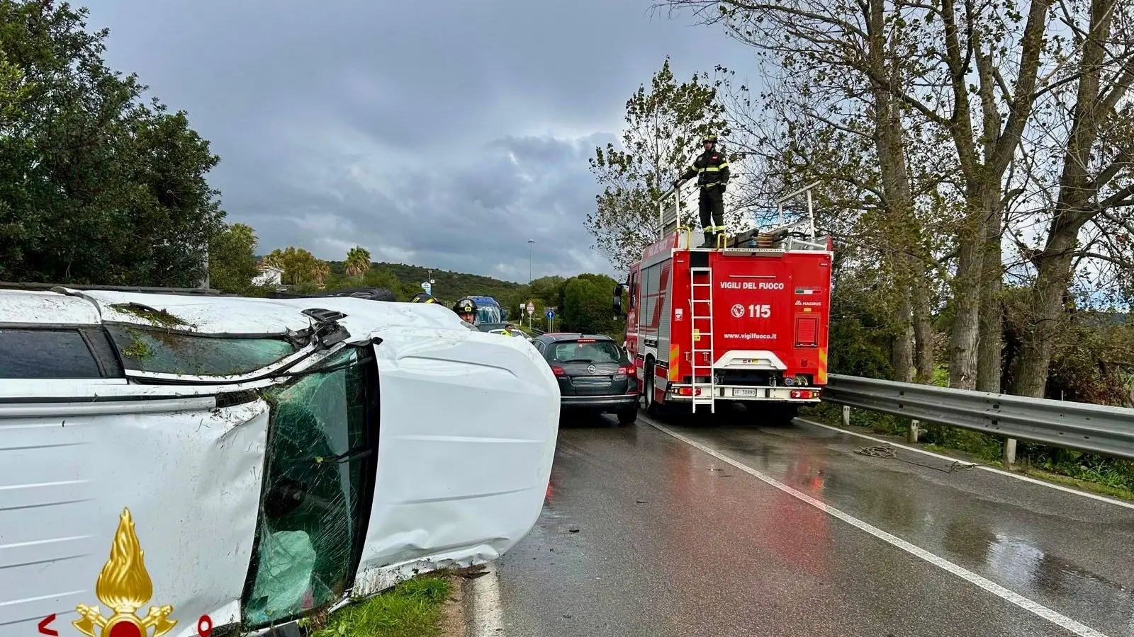 Incidente stradale vicino a Golfo Aranci: traffico in tilt sulla SS 125