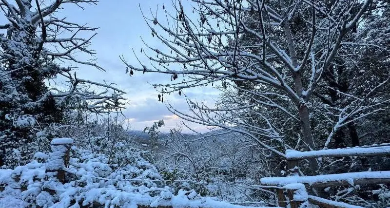 Neve record nel Nuorese: scuole chiuse e Anas in azione sulle strade principali