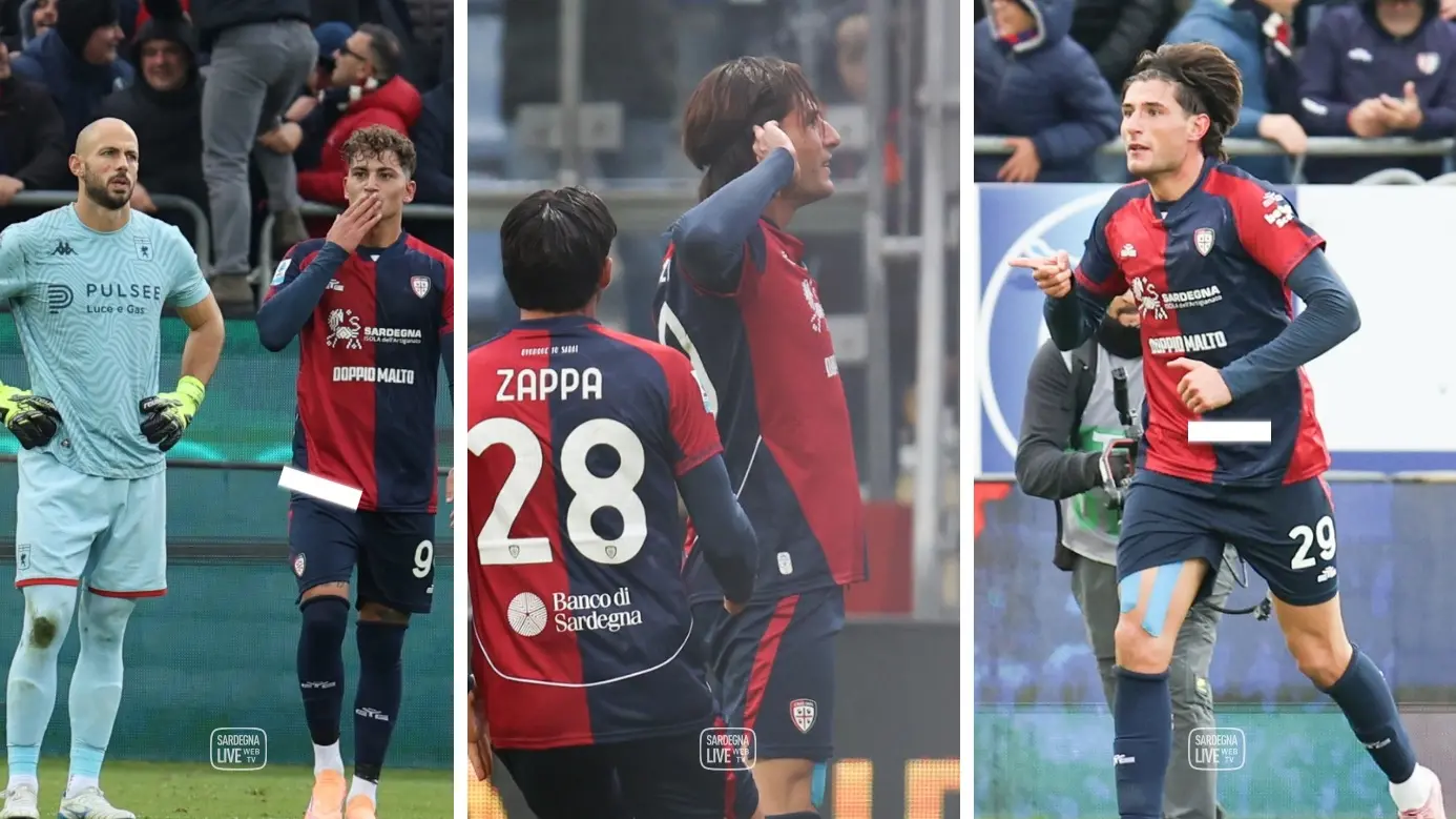 Cagliari-Genoa 3-3, altalena di emozioni alla Domus