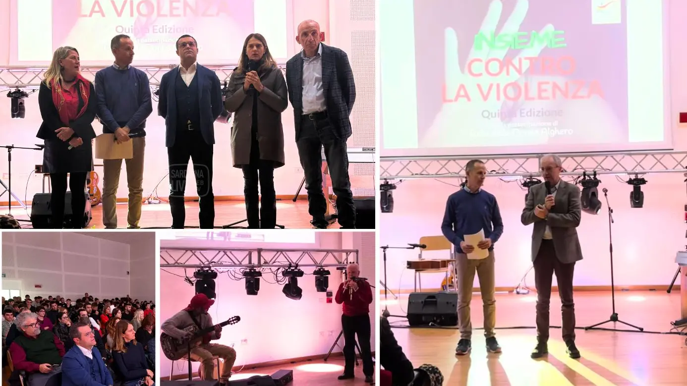 Testimonianze e commozione all'IPIA di Alghero per la lotta contro la violenza