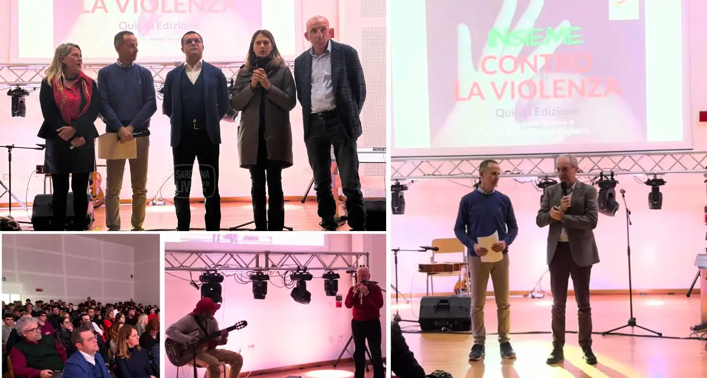 Testimonianze e commozione all'IPIA di Alghero per la lotta contro la violenza