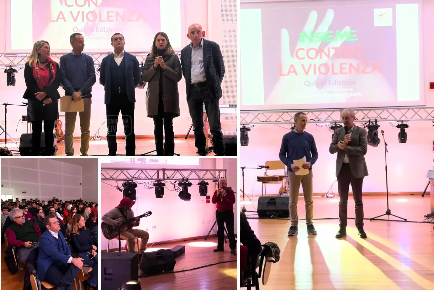 Testimonianze e commozione all'IPIA di Alghero per la lotta contro la violenza