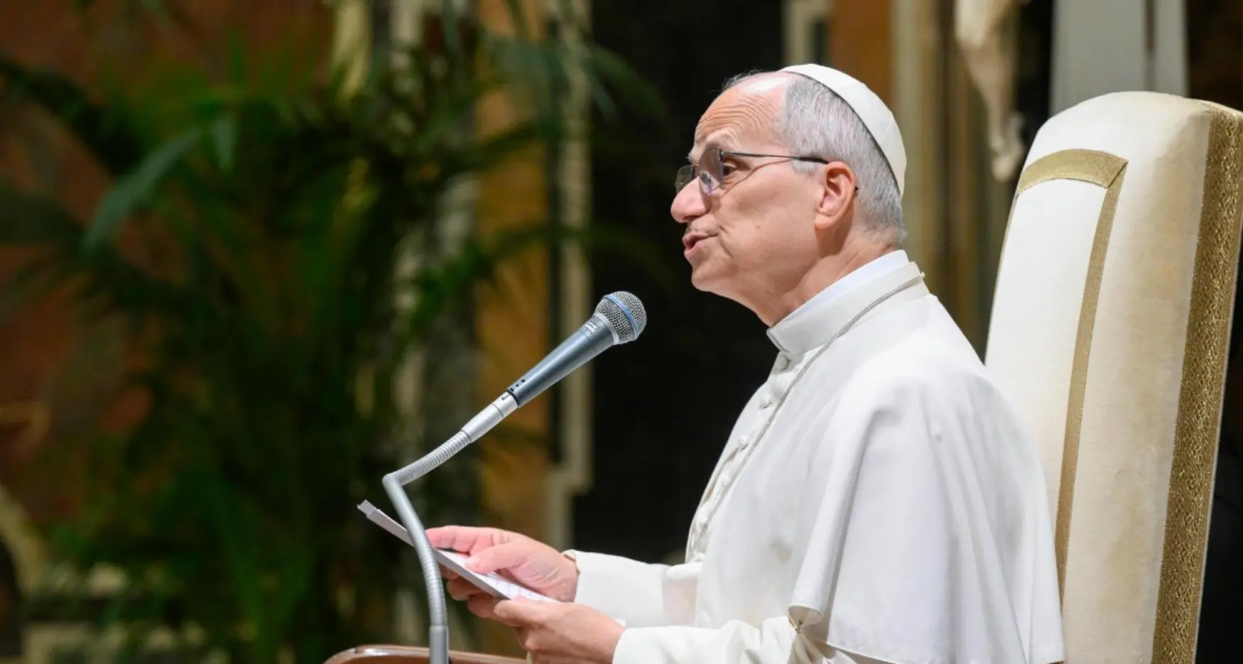 Papa Leone: \"Gaza? La soluzione è quella dei due Stati, Israele deve accettare\"