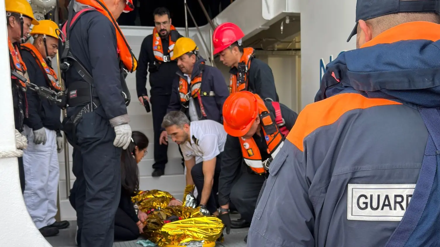 Malore per un passeggero su una nave da crociera, soccorso al largo dell’Asinara