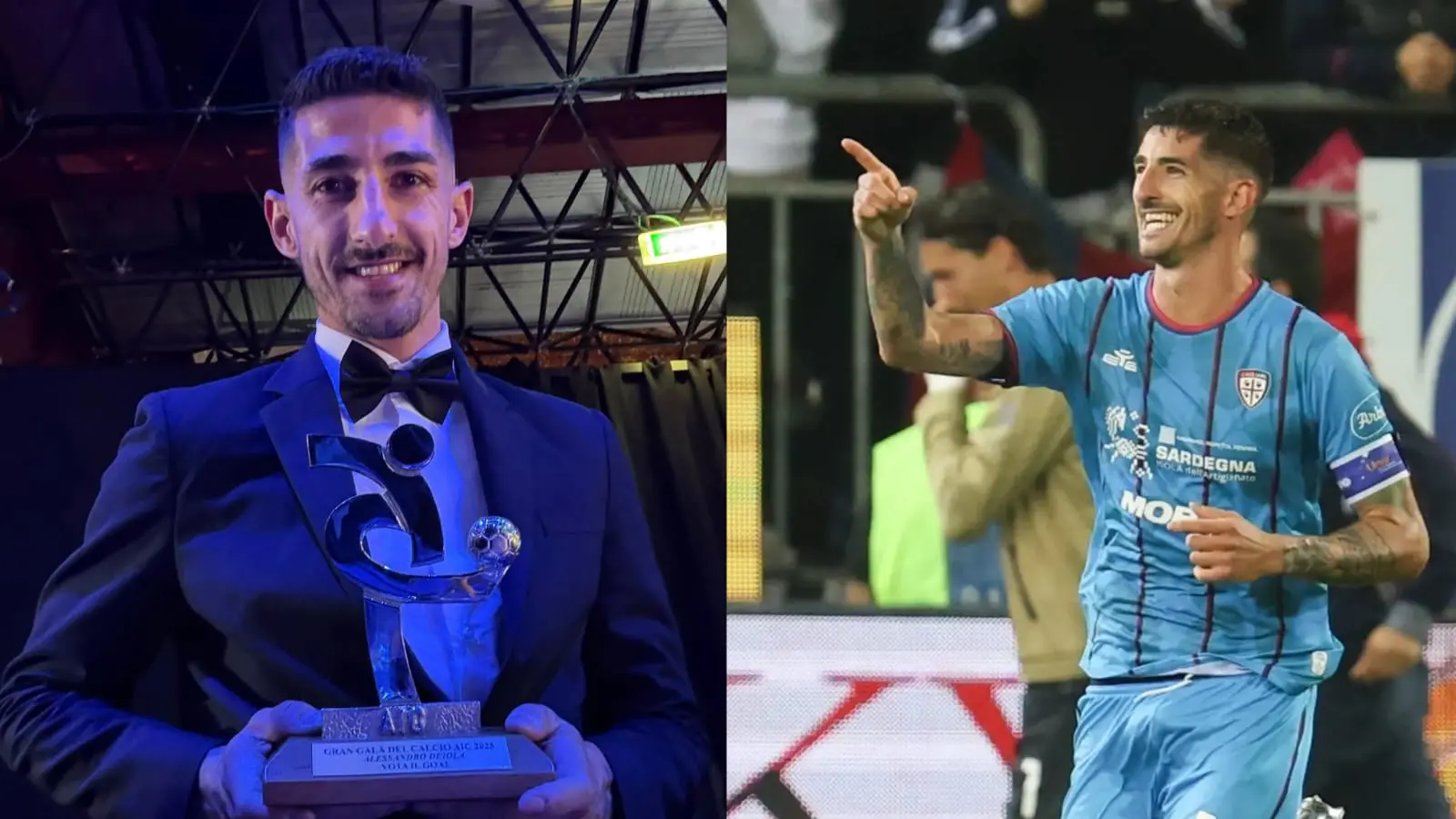 A Deiola il premio miglior gol della passata stagione al Gran Galà del Calcio