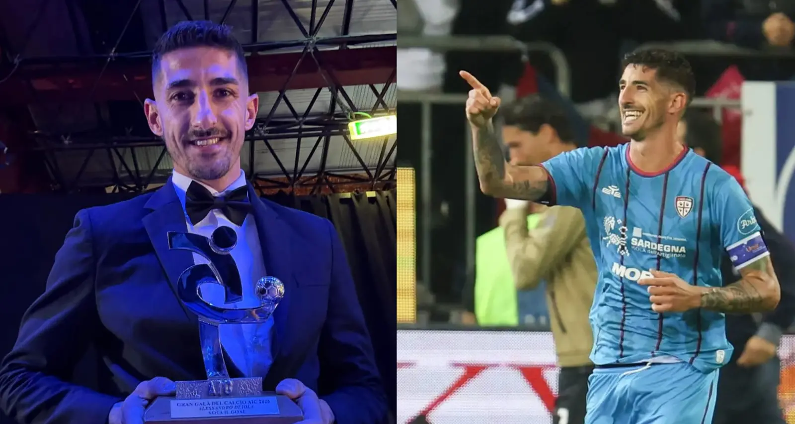 A Deiola il premio miglior gol della passata stagione al Gran Galà del Calcio