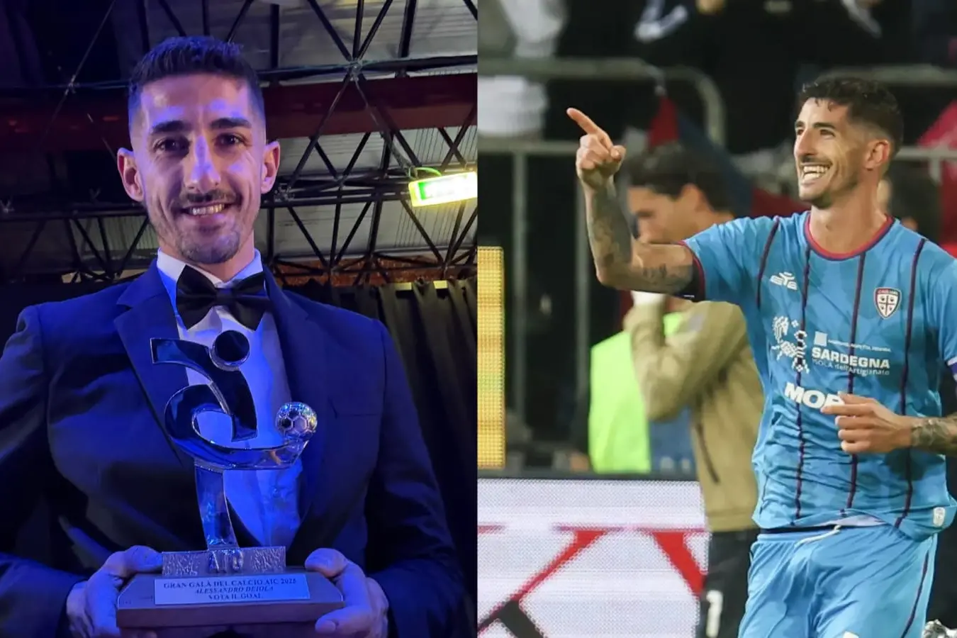 A Deiola il premio miglior gol della passata stagione al Gran Galà del Calio