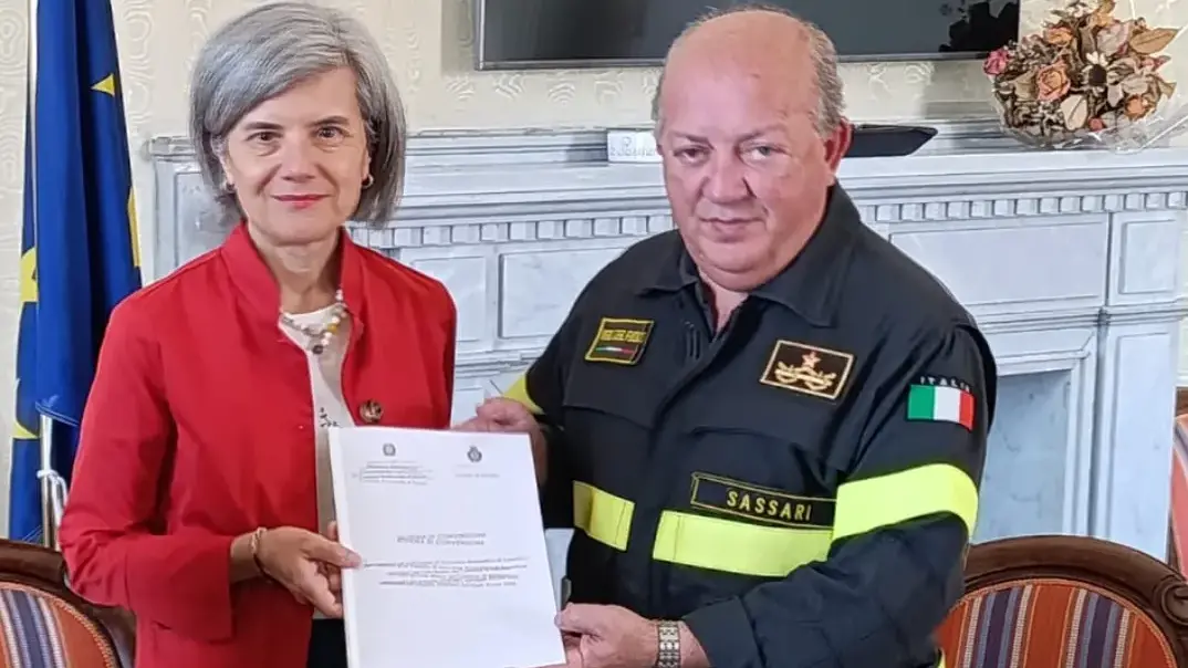 Antonio Giordano lascia il Comando dei Vigili del fuoco di Sassari