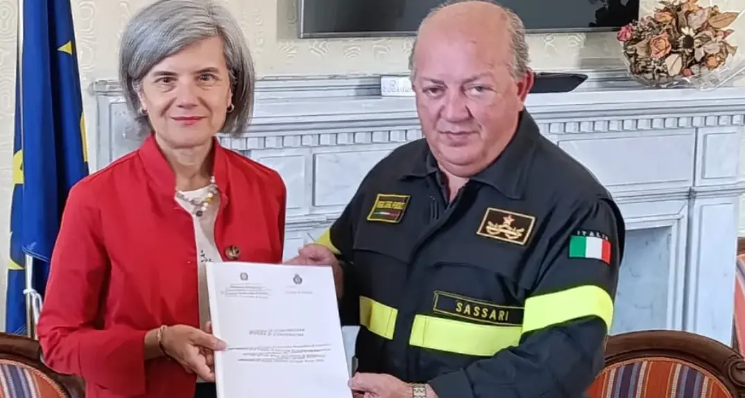 Antonio Giordano lascia il Comando dei Vigili del fuoco di Sassari