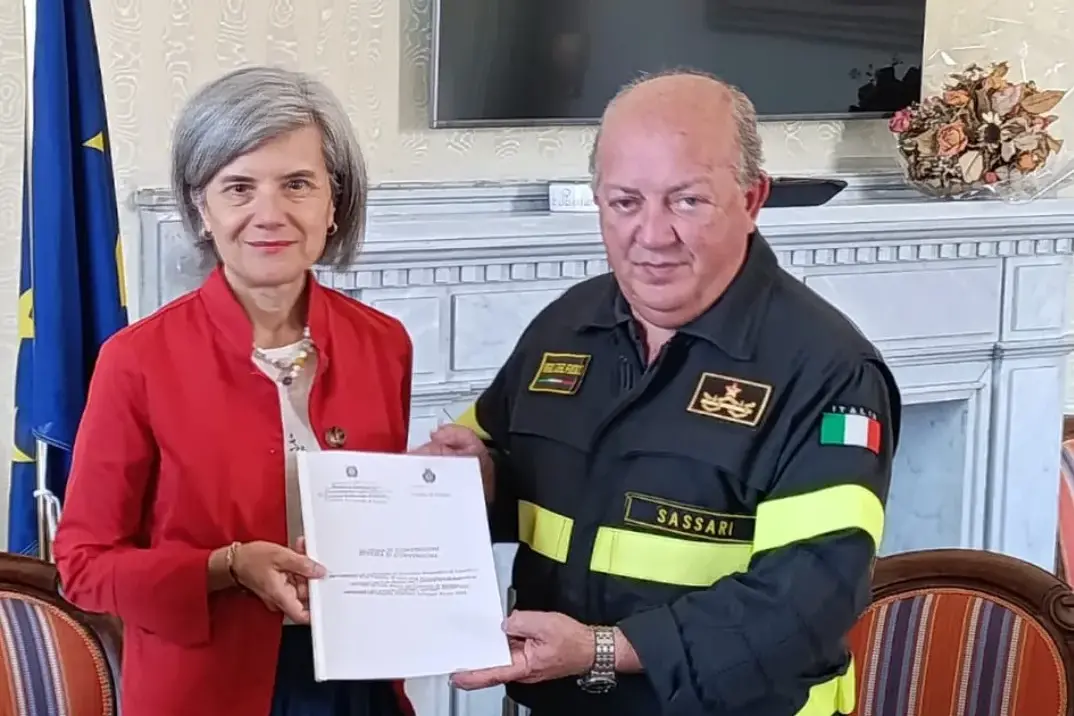 Antonio Giordano lascia il Comando dei Vigili del fuoco di Sassari