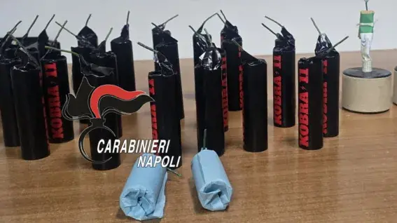 Ventinove ordigni artigianali in auto con a bordo due bambini: arrestati due genitori
