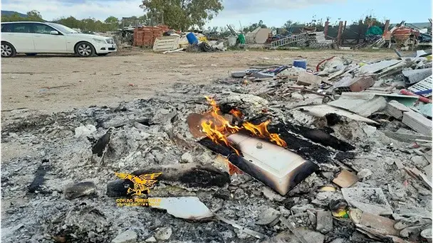 Operazione del Corpo forestale: due denunce a Quartu per abbandono di rifiuti pericolosi