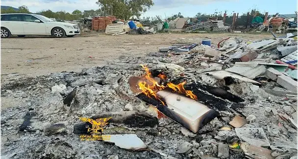 Operazione del Corpo forestale: due denunce a Quartu per abbandono di rifiuti pericolosi