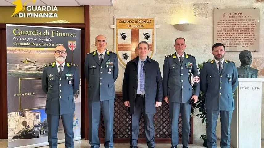 Guardia di Finanza, il Prefetto Castaldo saluta Cagliari: nuovo incarico a Roma