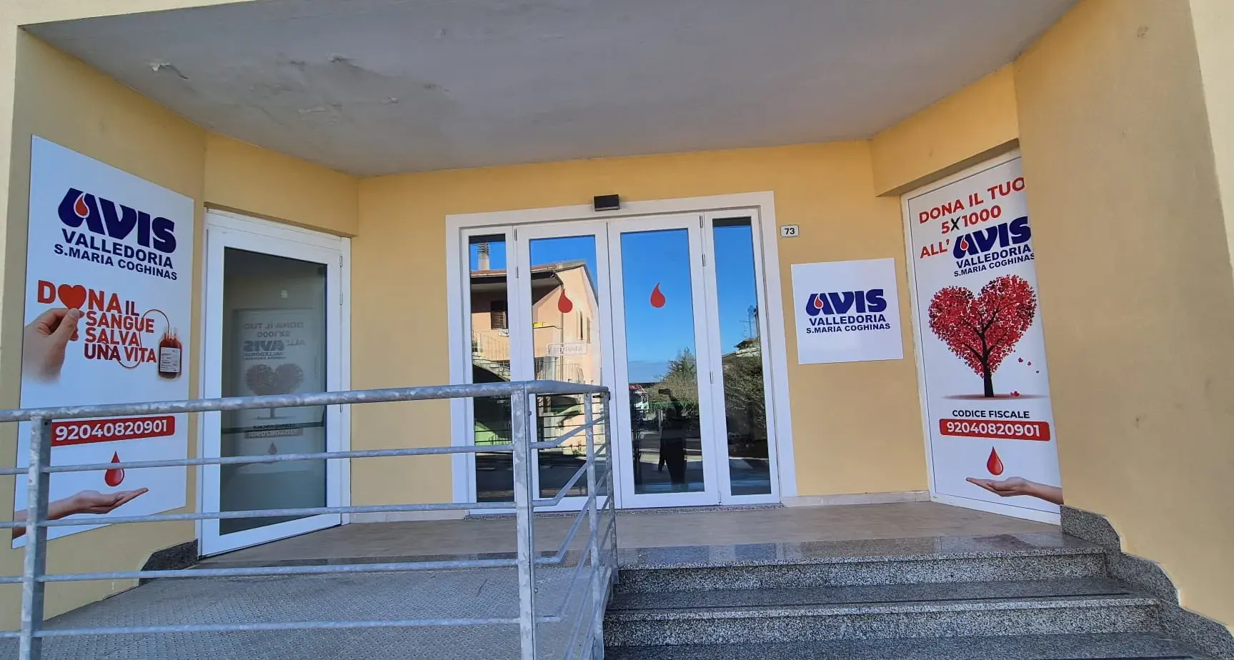 La nuova sede dell'Avis Valledoria inaugurata a Santa Maria Coghinas