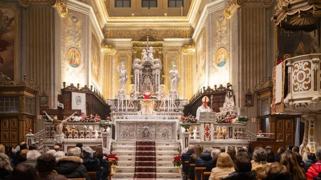 La Cattedrale di Ales gremita di fedeli per la chiusura diocesana dell'Anno Giubilare