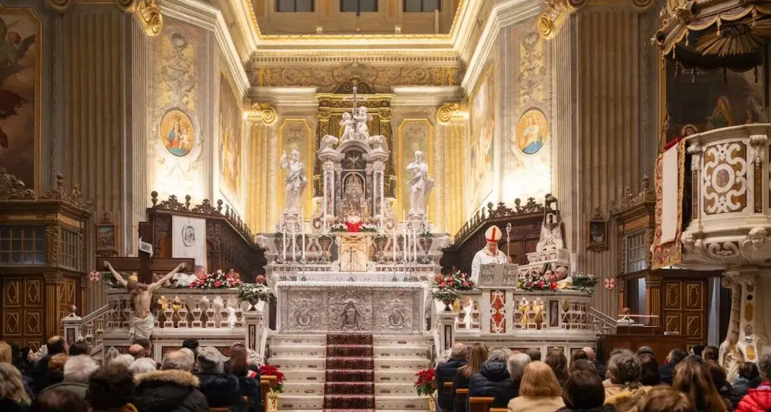 La Cattedrale di Ales gremita di fedeli per la chiusura diocesana dell'Anno Giubilare