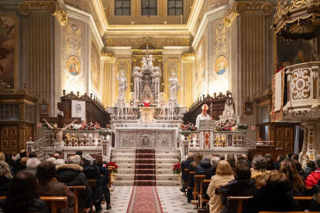 La Cattedrale di Ales gremita di fedeli per la chiusura diocesana dell'Anno Giubilare