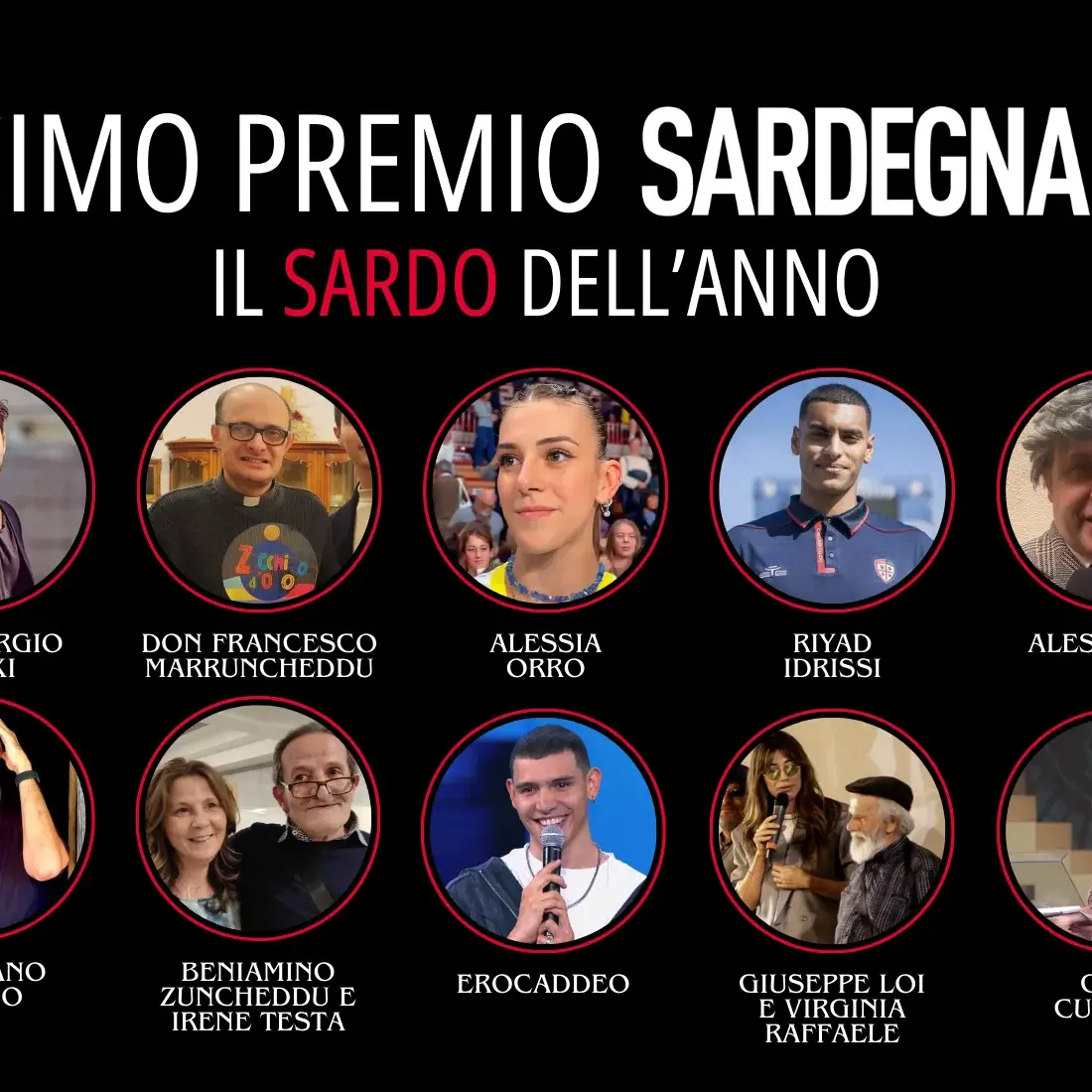 Premio Sardegna Live: votazioni fino al 5 gennaio. In testa Cristiano Delrio, Zuncheddu&Testa e Alessia Orro