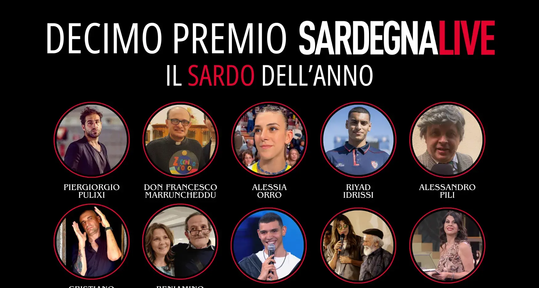 Premio Sardegna Live: votazioni fino al 5 gennaio. In testa Cristiano Delrio, Zuncheddu&Testa e Alessia Orro