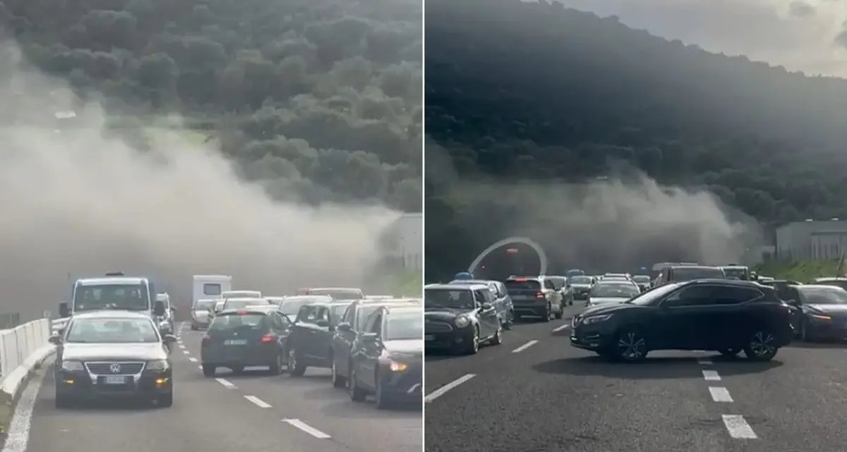 Paura a Budoni: strada invasa dal fumo, auto tornano indietro