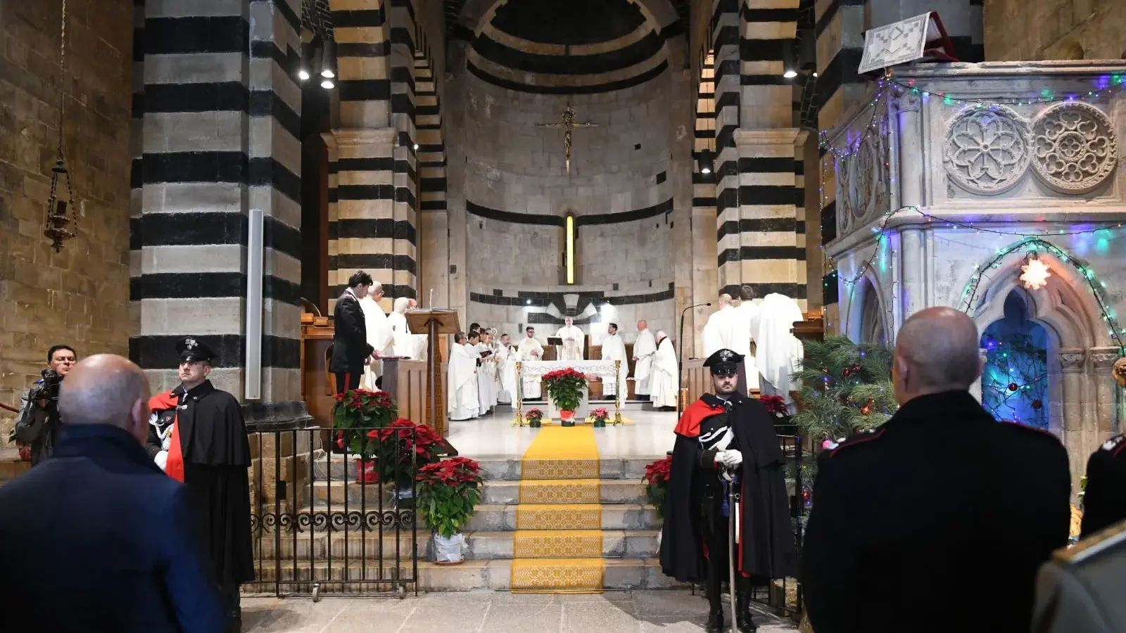 L'Ordinario militare monsignor Saba a San Pietro di Sorres: una celebrazione nel segno della pace