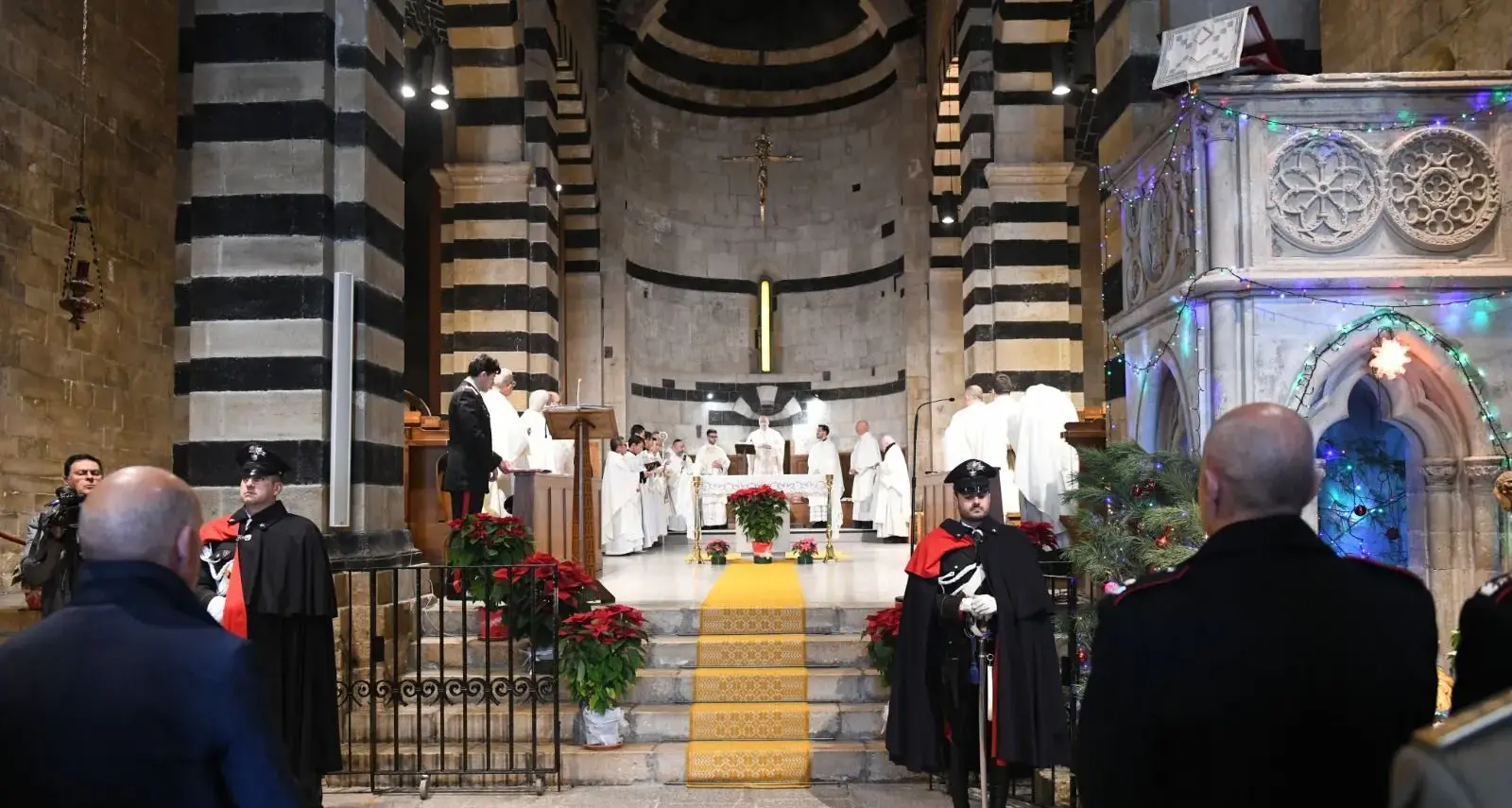 L'Ordinario militare monsignor Saba a San Pietro di Sorres: una celebrazione nel segno della pace