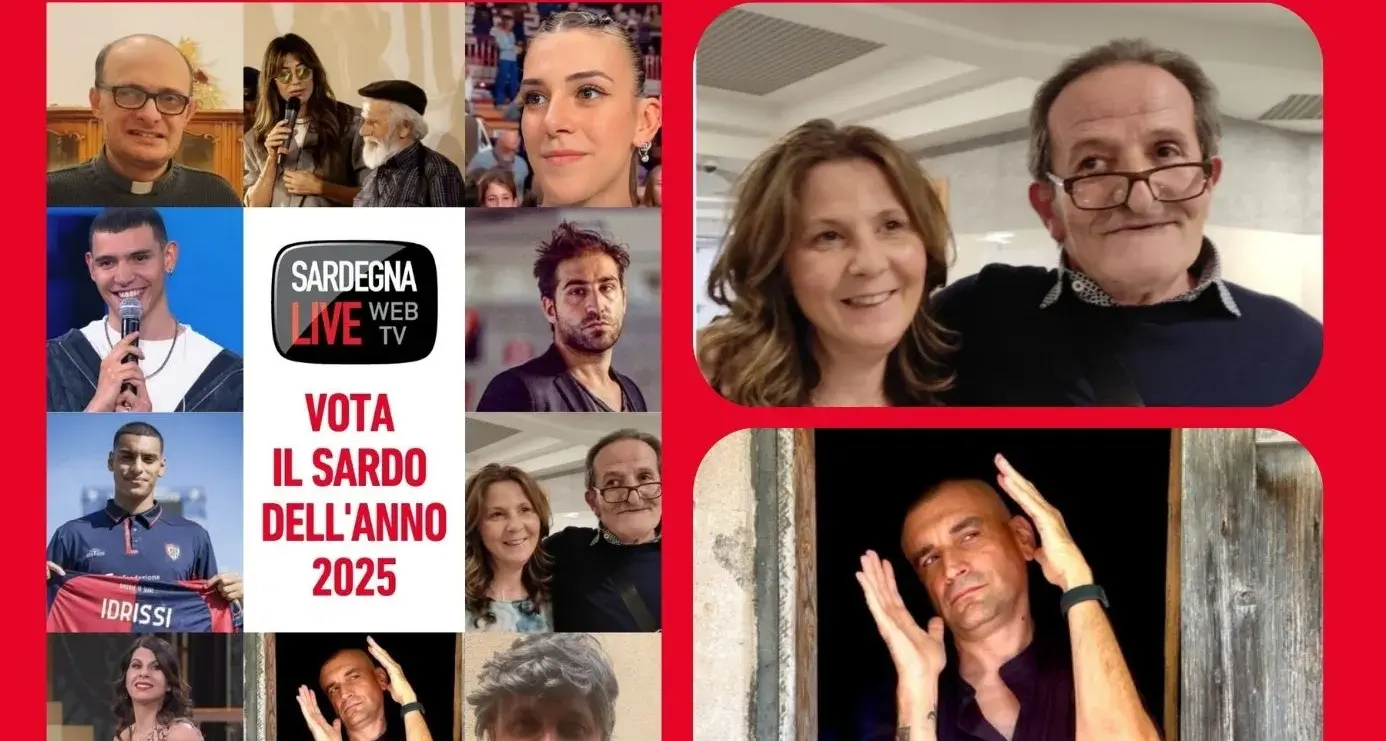 Sardo dell’Anno 2025, volata a due: la coppia Zuncheddu–Testa insegue Delrio | VOTA