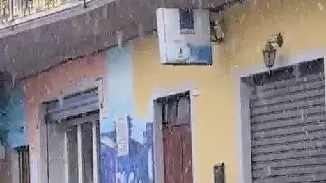 È iniziato a nevicare a Tonara: 7 gennaio 2026