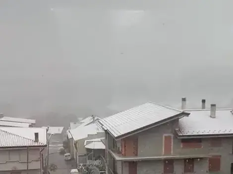 Arriva la neve a Fonni: 7 gennaio 2026