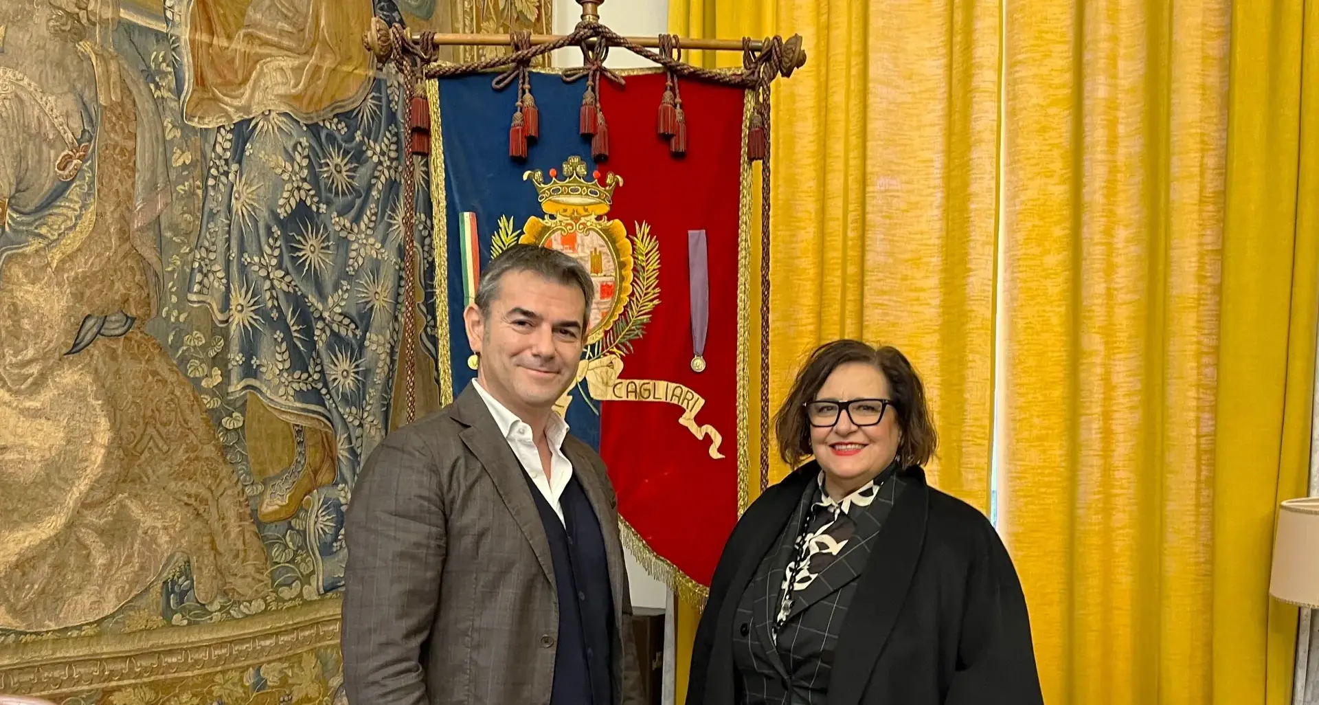 Incontro a Cagliari tra la neo-prefetta Paola Dessì e il sindaco Massimo Zedda