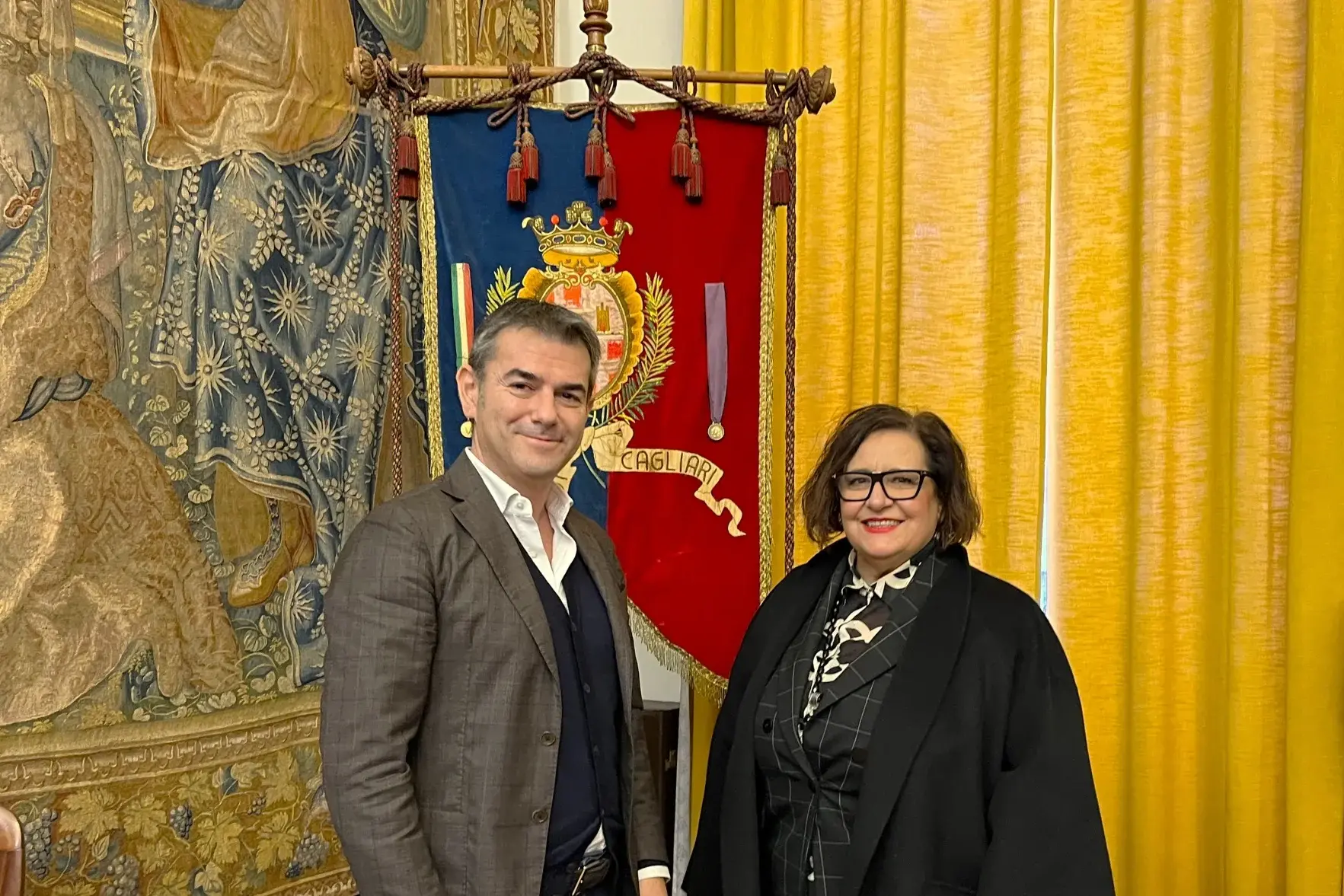 Incontro a Cagliari tra la neo-prefetta Paola Dessì e il sindaco Massimo Zedda