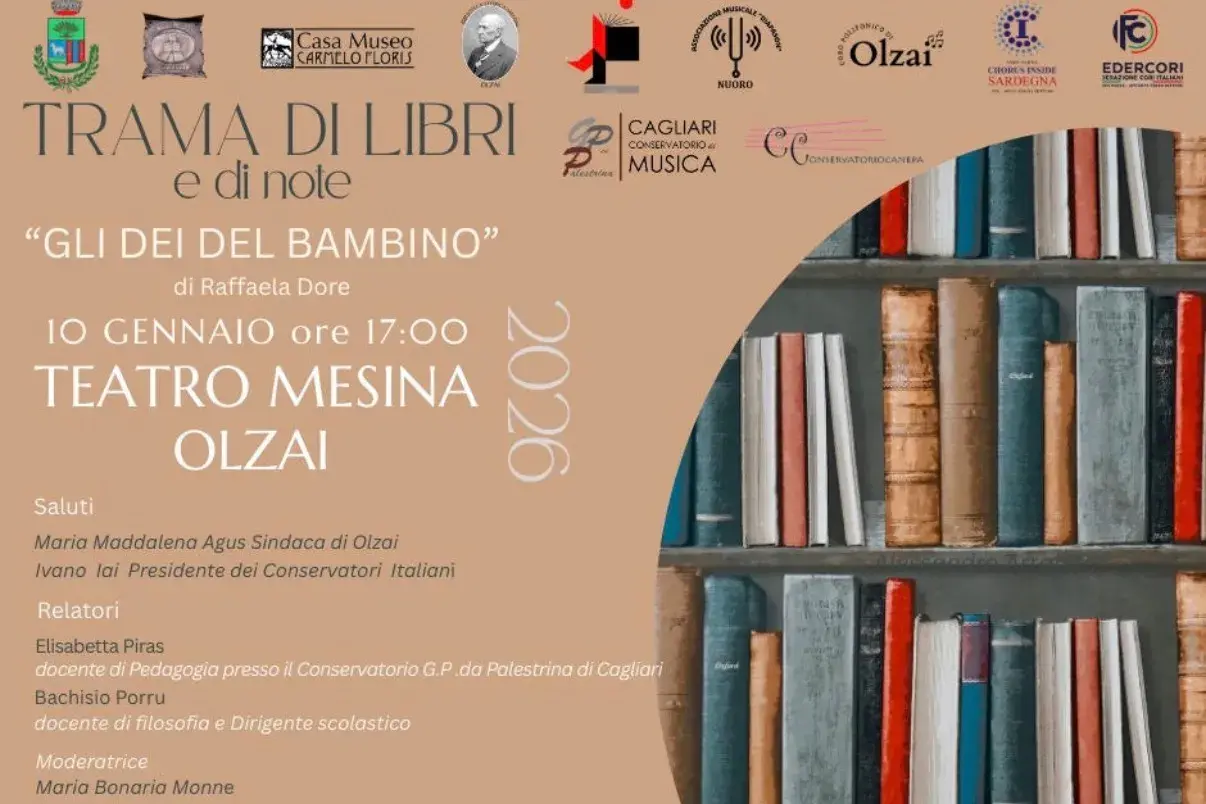 \"Trama di Libri e di Note\": un viaggio culturale attraverso la Sardegna a Olzai