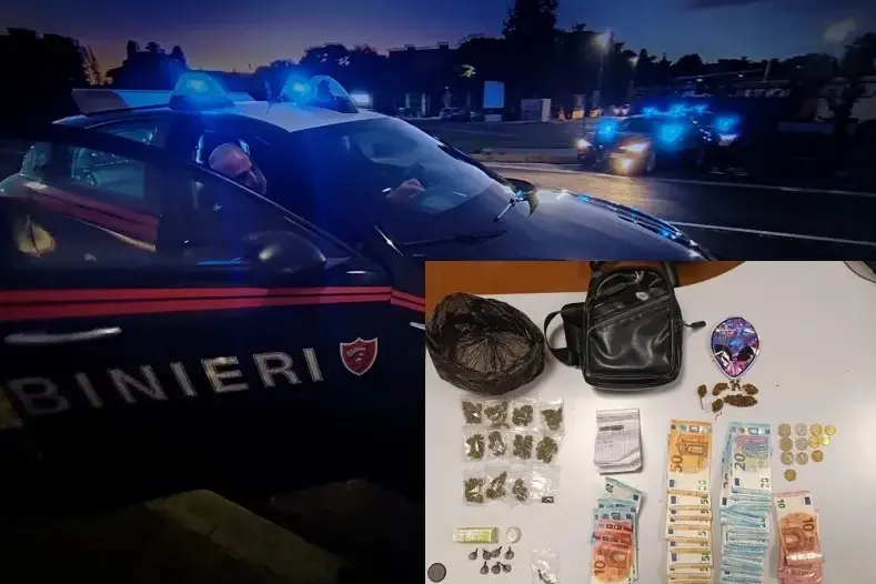 Colti in flagrante con droga e contanti: due arresti nella notte a Quartu