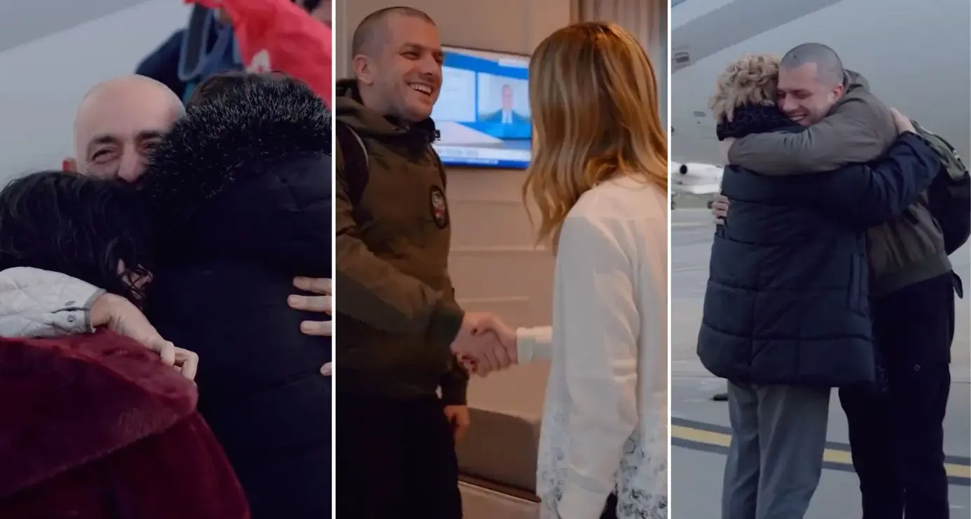 La premier Meloni accoglie Trentini e Burlò: \"Bentornati a casa\"