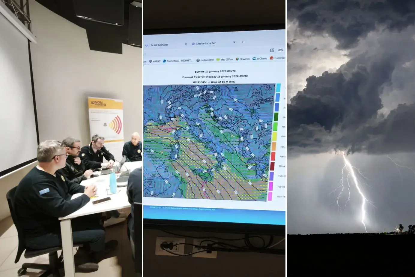 Allerta meteo in Sardegna: riunione straordinaria della Protezione Civile