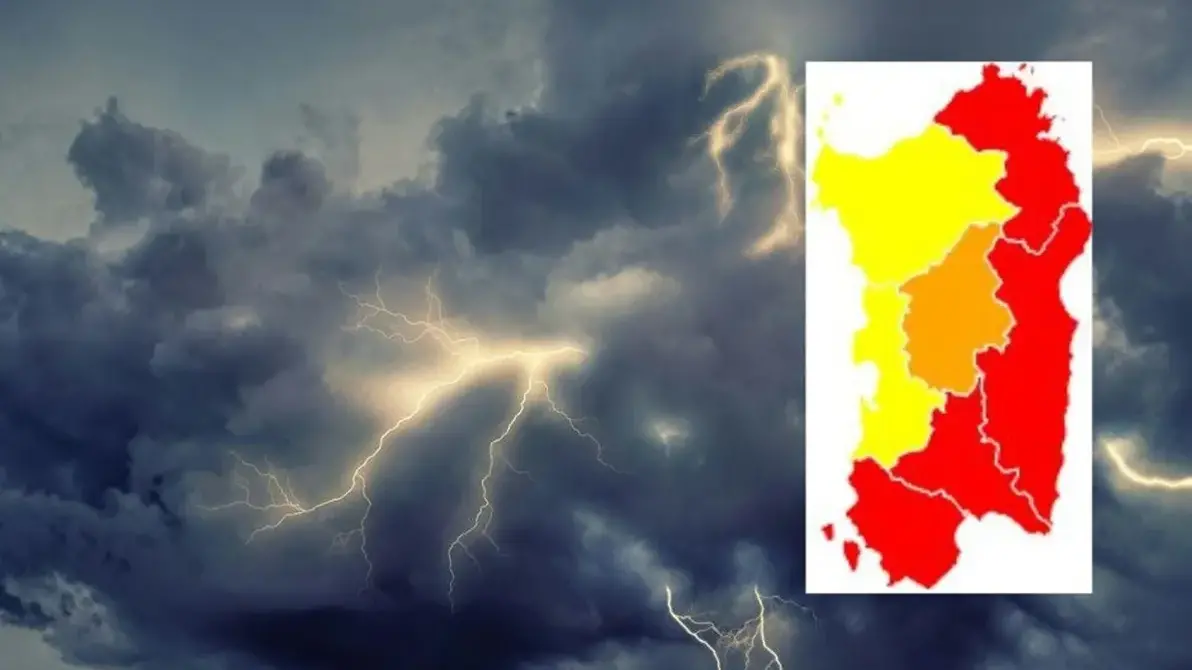 Maltempo in Sardegna: allerta rossa per rischio idrogeologico