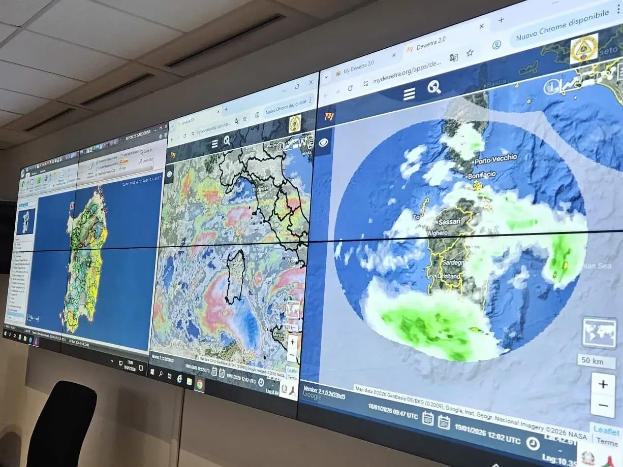 Fiumi sotto pressione e strade chiuse: la Sardegna verso una nuova giornata di allerta rossa