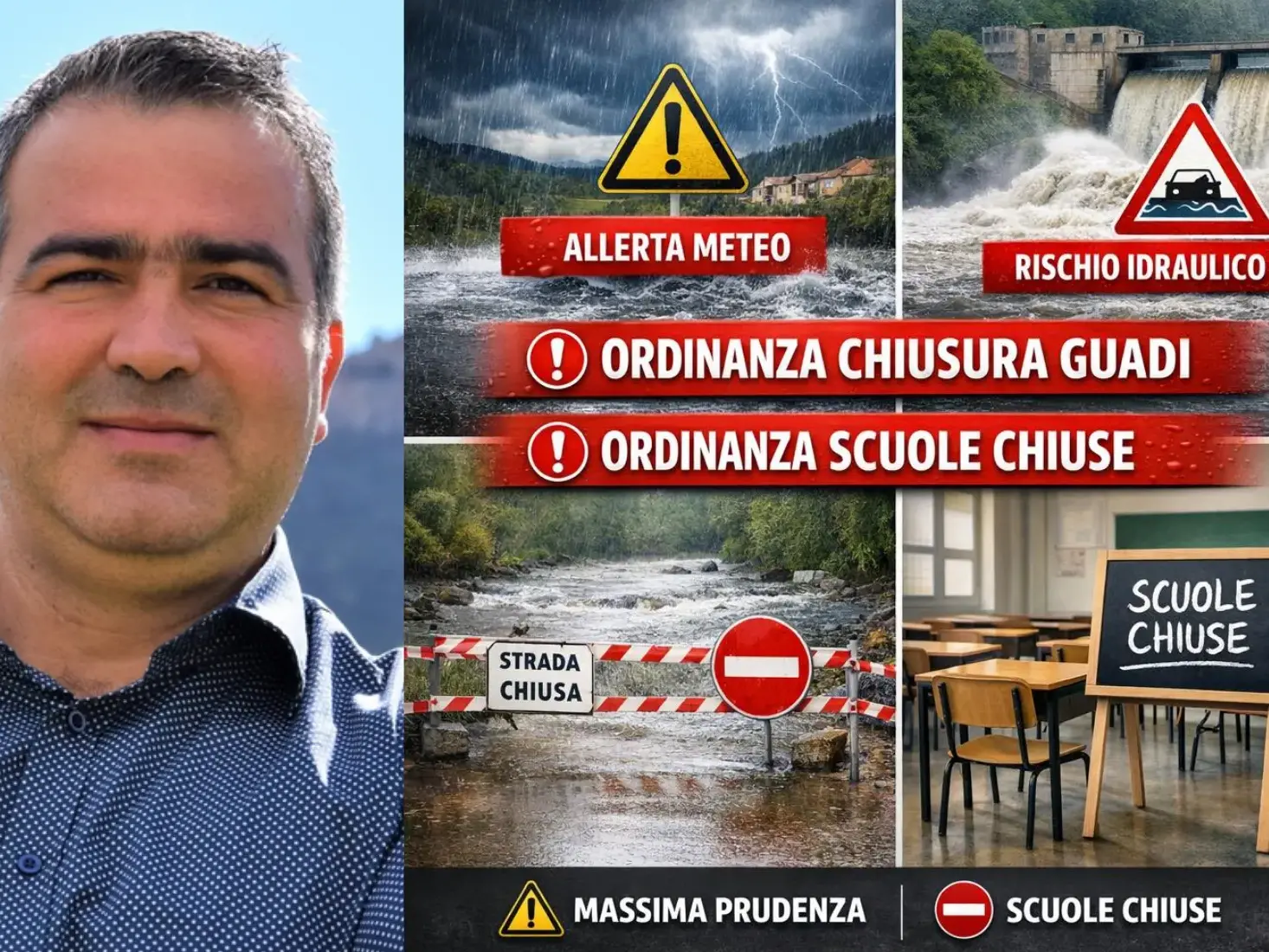 Il sindaco di Torpè: \"Nonostante l'evacuazione, situazione sotto controllo\"